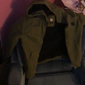 Green DCshoeCO winter coat.
